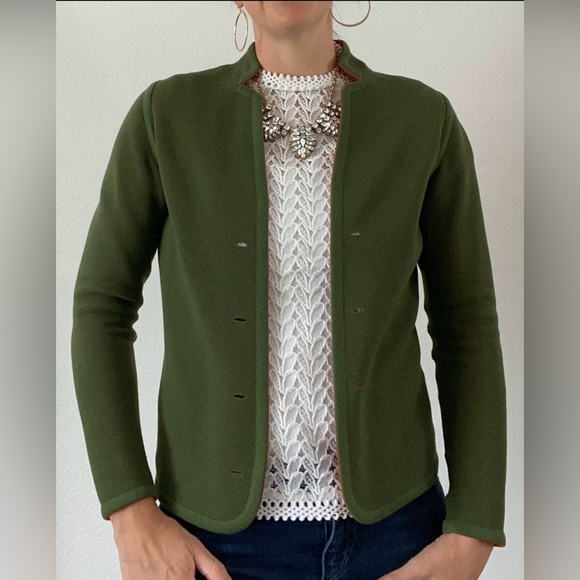 60s vintage Open Front sweater Cardigan Sweater holiday Christmas 1960s - Picture 3 of 8